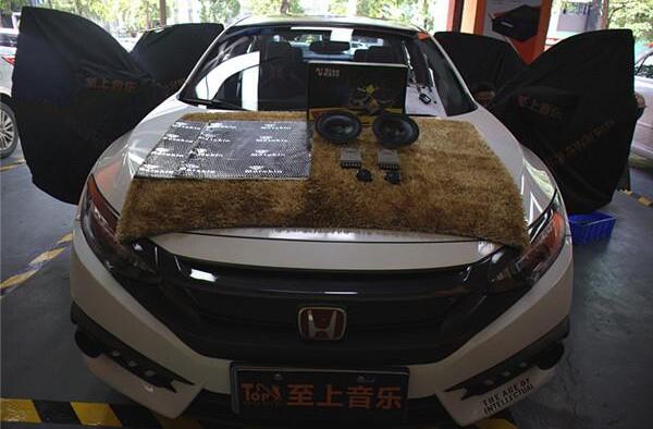 本田思域進口汽車音響改裝英國正弦波S5兩分頻喇叭